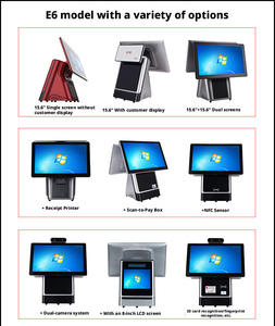 Terminal de caisse tout-en-un avec écran tactile de 15,6 pouces, ordinateur POS, Android, Windows, Wi-Fi 6, USB 3.0, VGA - Product Image 5