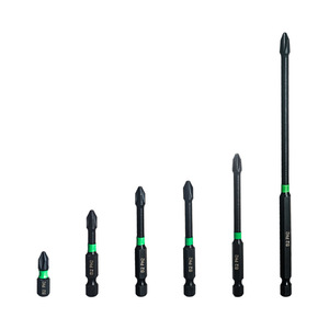 Impact Drill Bit <b>Phillips</b> 1/4 In Hex Shank Black Oxide 25mm Length Electric <b>Screwdriver</b> Bit - Product Image 4