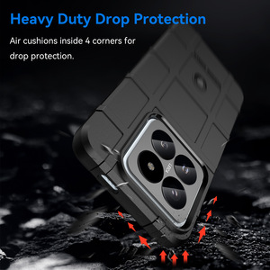 Casing anti guncangan, untuk Xiaomi 14 Pro Armor Shield Mi 13T 11 Ultra <span class=keywords><strong>Poco</strong></span> <span class=keywords><strong>X3</strong></span> Pro untuk Redmi 13C K60 <span class=keywords><strong>Poco</strong></span> X5 Pro cangkang silikon Matte - Product Image 3