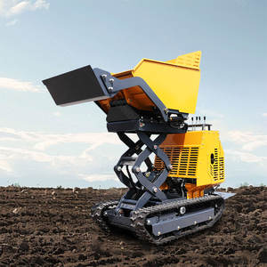 Mini Dumper 870kg personalizzato a prezzo Super basso carriole a benzina piccolo cingolato idraulico - Product Image 1