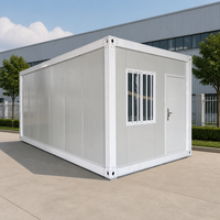 Maison conteneur modulaire extensible 20/40 pieds en panneaux sandwich pour camp minier