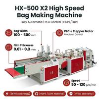 Machine automatique de fabrication de sacs en plastique biodégradable PLA PBAT pour la production de sacs en nylon écologiques CE ISO
