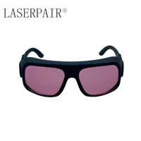 Lunettes de sécurité laser Alexandrite OD5 + 755nm Lunettes de protection laser Diodes OD6 + 808nm avec certification EN207