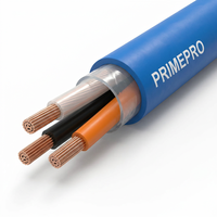 PRIMEPRO Hochleistungs-Tauchpumpenkabel 3-adrig Flach/Rund Flexibles Gummikabel für Tiefbrunnen & Bewässerungssysteme 600V IP68