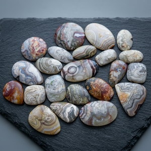 Vente en gros de cabochons polis en agate Crazy Lace mexicaine naturelle pour la fabrication de bijoux DIY MAHNAJ GEMS - Product Image 3