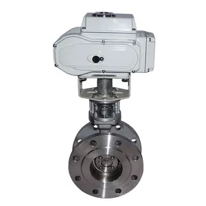 DN50-DN600 Nominal Size Butterfly Valve Professional Water Electric Actuated Flange Hard Sealing Butterfly Valve