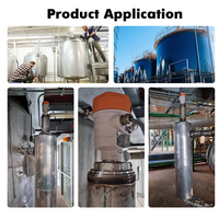 GLT741 80G FMCW Radar Level Transmitter ±1mm Accuracy Non-contact Sensor for Petrochemical Fuel Tank