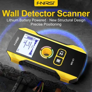 FNIRSI बहुक्रिया दीवार डिटेक्टर स्कैनर के साथ बड़े क्षेत्र के लिए सेंसर धातु अधातु एसी तार ढूँढना एलसीडी डिस्प्ले और बीप