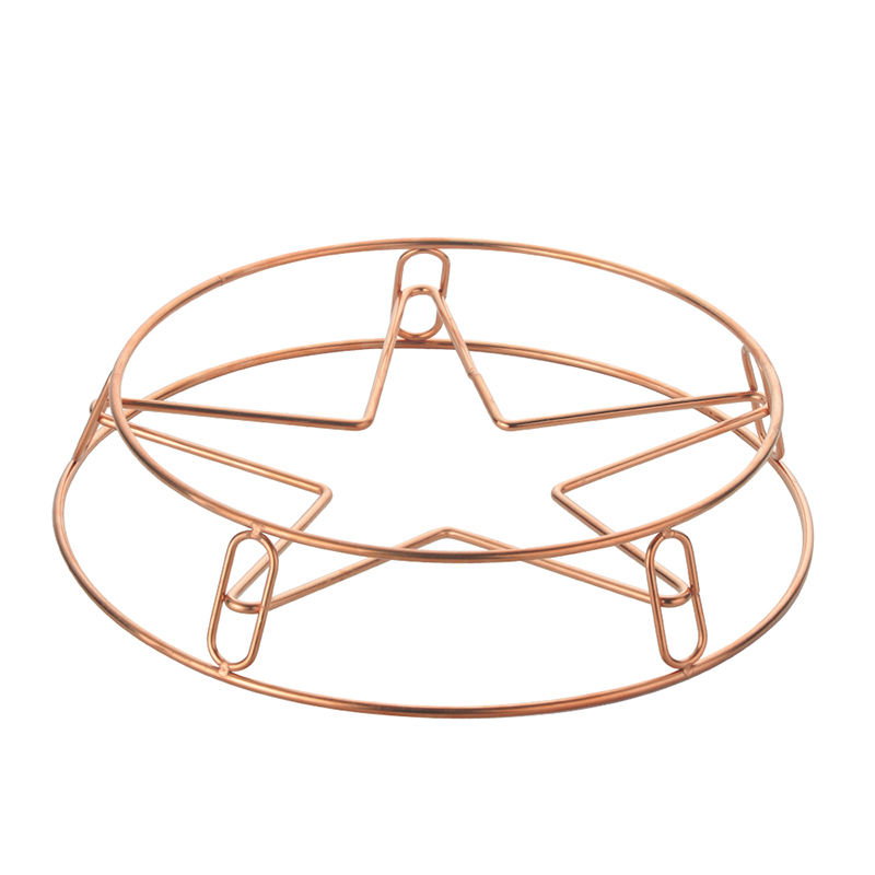 Tappetino in vaso in oro rosa