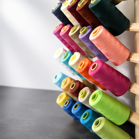 PROMOTION EXCEPTIONNELLE : Fils à coudre durables en polyester filé, et fils à coudre en fibres courtes de polyester de qualité supérieure