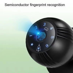 Smart <strong>Knob</strong> Fingerprint Tuya Electronic Keyless Control Keypad <strong>Digital</strong> Biometric Password Entry <strong>Door</strong> Indoor Lock - Product Image 6
