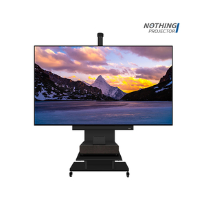 Niente proiettore metallo piano Tv Stand regolazione altezza proiettore accessori schermo per proiettore TV schermo proiettore - Product Image 2