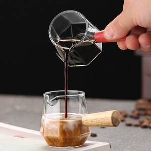 Tazza da Espresso in Vetro ad Alta Trasparenza con Scala, Mini Tazza per Misurare l'Estrazione del Caffè Italiano, Piccola Brocca per Latte, Tazza per Misurare in Oncia - Product Image 5