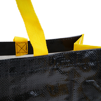 Sac de courses en PP tissé, personnalisable, écologique, recyclable, grande capacité, avec fermeture épaule, faible MOQ