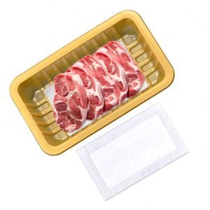 Fresh Food Storage Absorbent Cellulose Pads Soaker Pads for Blood <b>Meat</b> Fruit Vegetable Absorbent Food Pads Brand - Product Image 1