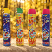 Vente en gros de décorations artificielles pour fêtes de carnaval et de Noël, spray de mousse de neige, accessoire de célébration avec différents volumes