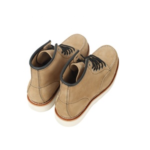 Goodyear Bottines de travail personnalisées en cuir véritable de haute qualité pour hommes, bout en acier, conception à lacets, avec semelle extérieure en <span class=keywords><strong>mousse</strong></span> de caoutchouc imperméable - Product Image 3