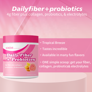 Poudre de Probiotiques Quotidiens à Forte Teneur en Fibres avec Collagène, Probiotiques et Électrolytes pour Soutenir la Santé Digestive et l'Équilibre Intestinal - Meilleures Ventes - Product Image 2