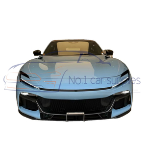 Pour Kit de carrosserie en Fiber de carbone <span class=keywords><strong>Purosangue</strong></span> OEM diffuseur de lèvre avant Spoiler jupe latérale corps large - Product Image 1