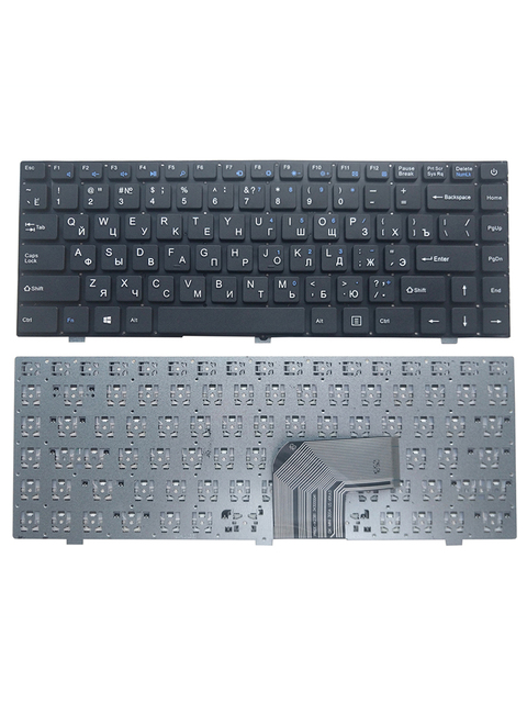 New Black RU Russian Laptop Keyboard for PRIDE-K2381 343000041 DK MINI 300A MINI300A Keyboard No Backlight Without Frame