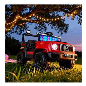 TOYSRUNNER Auto Eléctrico para Bebés con Dos Motores de 6V4Ah, Función de Balanceo para Aprendizaje Temprano, Control Remoto con Manillar, Volante, 4 Ruedas - Product Image 6