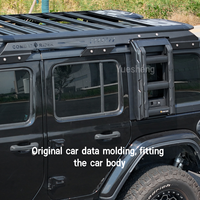 Accessoires tout-terrain pour Jeep Wrangler JK JL, échelle latérale pliable en alliage d'aluminium pour voiture, accessoires automobiles