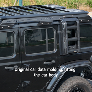 Accessoires tout-terrain pour Jeep Wrangler JK JL, échelle latérale pliable en alliage d'aluminium pour voiture, accessoires automobiles - Product Image 2
