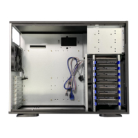 OEM 8bays Server Chassis CEB/ATX Computer case Storage case 4 GPU Workstation Tower case