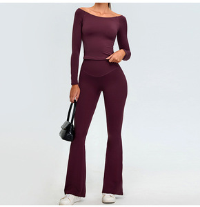 RUIQUWIN atasan olahraga Yoga wanita, atasan kasual Logo kustom untuk dewasa - Product Image 4