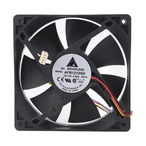 Delta 24v 48v DC12V 0.8A EC AC 120x120x25mm 12025 12cm PWM speed control double ball Centrifugal exhaust AFB1212SH cooling fan