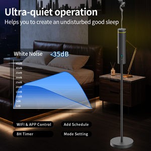 Siweiyi 120ml Smart WiFi Floor <b>Standing</b> Waterless Tower Aroma Diffuser Cold Air Nebulizer with App <b>Control</b> - Product Image 3