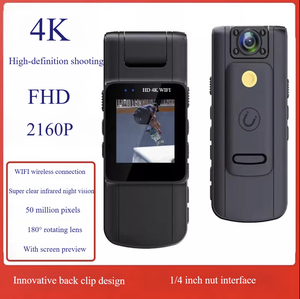 กล้องบันทึกภาพ 4K อัลตร้าเคลียร์ พร้อม WiFi ติดตั้งบนหน้าอก สำหรับกิจกรรมกลางแจ้ง ปั่นจักรยาน ป้องกันการสั่นไหว รองรับการบันทึกสูงสุด 256GB - Product Image 3