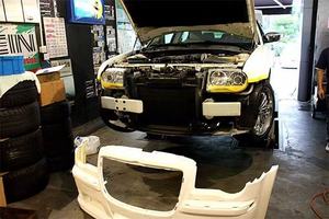 Spoiler latéral de pare-chocs avant et arrière pour <span class=keywords><strong>Chrysler</strong></span> <span class=keywords><strong>300c</strong></span>, kit carrosserie style KEN modifié, déflecteurs d'air, diffuseurs, capot, couvercle de <span class=keywords><strong>coffre</strong></span> 2005-2010 - Product Image 5