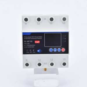 Baiwei Akıllı Yaşam Otomatik Yeniden Kapanan Devre Kesici 100A Akıllı Sayaç Zamanlayıcı Anahtarı Aşırı ve Düşük Gerilim Koruyucu Üç Fazlı - Product Image 1