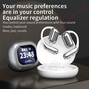 New YYK-Q16 Pro Full Color Touch <b>Smart</b> Screen Open Ear Hanging Earphones OWS Open-ear Sports High Quality Wirless Earbuds <b>Game</b> i - Product Image 6