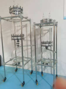 50L laboratoire Nutsche filtre automatique verre Filtration sous vide pour herbes et huile végétale 220V réaction bouilloire - Product Image 4