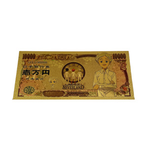 La pièce de monnaie commémorative en plastique The Promised Neverlanded avec feuille d'or, cadeau - Product Image 3