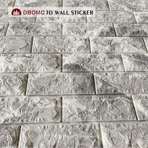 3D PE espuma azulejo de vinilo en relieve pegatinas de <span class=keywords><strong>pared</strong></span> - Product Image 3