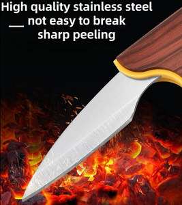 Двойной нож 2025 дракон феникс мандарин утка 2 в 1 Экспресс-нож Удобный для переноски бытовой нож для фруктов и дыни - Product Image 5
