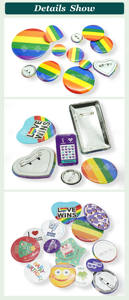 Máquina para hacer imanes de nevera con foto cuadrada de metal, máquina para hacer insignias con botones cuadrados - Product Image 5