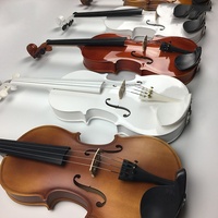 Factory Wholesale 4/4 Size Beginner Friendly Violin High Quality Wooden Practice Instrument for Adults