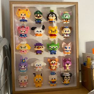 Kit de blocs de construction éducatifs créatifs miniatures avec des modèles de personnages d'animaux de dessin animé, jouet pour bébés - Product Image 2