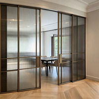 Fenêtres coulissantes à double vitrage en alliage d'aluminium KOJOON pour maisons, conception personnalisée, fenêtre coulissante élégante en verre pour maison