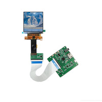 Écran de panneau lcd tft carré de 2.9 pouces, 2160x2160, 2.9 pouces, carré lcd avec carte pour projet VR AR
