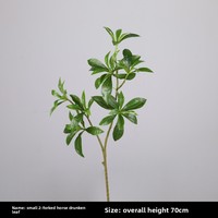 Plante Artificielle Verte 45-105cm, Mistletoe Nordique, Feuilles Artificielles, Pieris Japonica, Andromède Japonaise pour Décoration Intérieure Douce