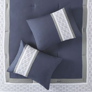 8-Piece Embroidered <b>Comforter</b> <b>Set</b> Premium Bedding for a Luxurious Sleep Experience - Product Image 2