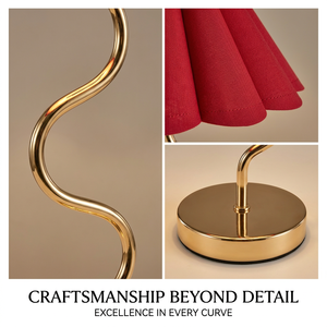 Elegante Lampada da Tavolo a Batteria con Gambe Curve in <span class=keywords><strong>Oro</strong></span> Viola per <span class=keywords><strong>Centrotavola</strong></span> Matrimoniali - Product Image 6