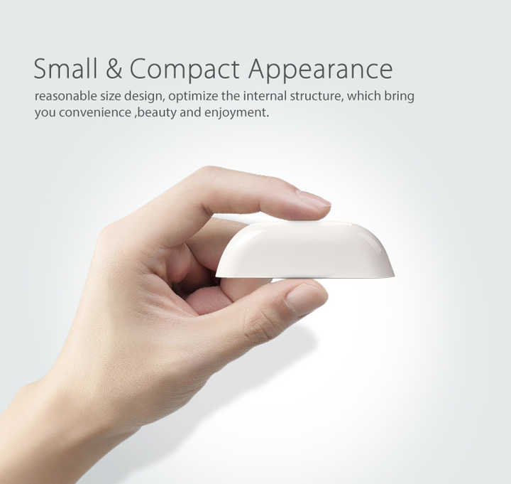Lifelibero Mini High Sensitivity CR2 Battery Tuya Smart Home Security WiFi Door Window Sensor For House Decor