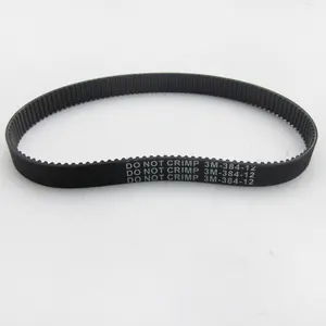 Electric Scooter Synchronous Drive Belts  HTD 3M-384-12 3M384 ebike Timing Belt 3M 384 12
