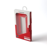 Étui de téléphone Mobile imprimé, personnalisé, boite en papier avec fenêtre transparente
